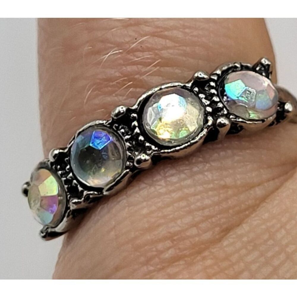 AB Crystal Fairy Ring Size 5.75